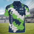 [SPECIAL OFFER] NEW CUSTOMIZED NFL06 SSH SEATTLE SEAHAWKS MULTICOLOR POLO SHIRT