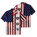 [SPECIAL OFFER] NEW CUSTOMIZED NFL07 LVR LAS VEGAS RAIDERS PATRIOTIC 250 USA HAWAIIAN SHIRT