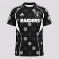 [SPECIAL OFFER] NEW CUSTOMIZED NFL07 LVR LAS VEGAS RAIDERS RAGLAN TEE