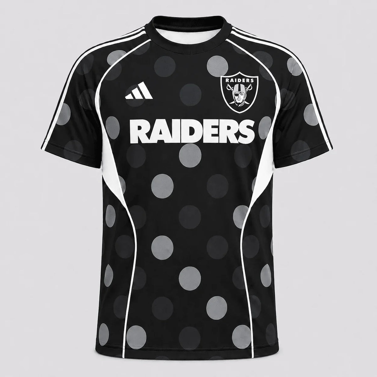 [SPECIAL OFFER] NEW CUSTOMIZED NFL07 LVR LAS VEGAS RAIDERS RAGLAN TEE
