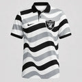 [SPECIAL OFFER] NEW CUSTOMIZED NFL07 LVR LAS VEGAS RAIDERS STRIPED POLO SHIRT