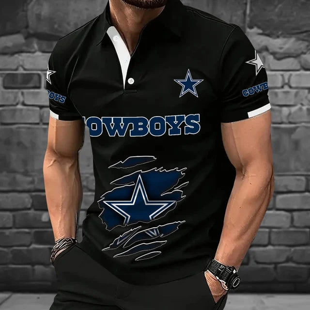 [SPECIAL OFFER] NEW CUSTOMIZED NFL07 LVR LAS VEGAS RAIDERS POLO SHIRT