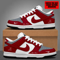 [FAN FAVORITE] NEW CUSTOMIZED NCAA FBS08 ABC ALABAMA CRIMSON TIDE DUNK LOW SHOES