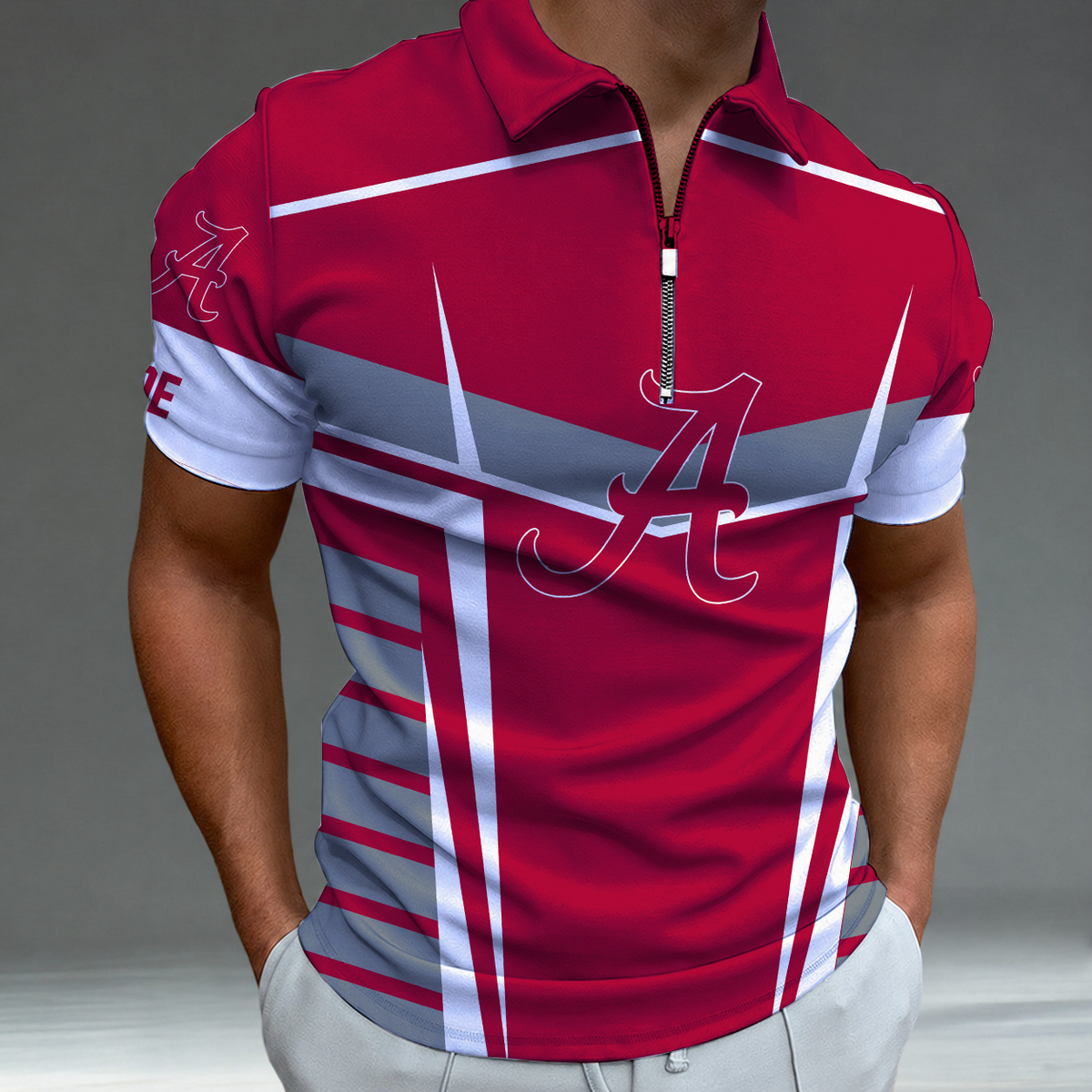 [FAN FAVORITE] NEW CUSTOMIZED NCAA FBS08 ABC ALABAMA CRIMSON TIDE POLO SHIRT