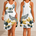 [SPECIAL OFFER] NEW CUSTOMIZED NFL08 GBP GREEN BAY PACKERS CAMISOLE DRESS