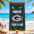 [SPECIAL OFFER] NEW CUSTOMIZED NFL08 GBP GREEN BAY PACKERS BEACH TOWEL