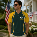 [SPECIAL OFFER] NEW CUSTOMIZED NFL08 GBP GREEN BAY PACKERS POLO SHIRT