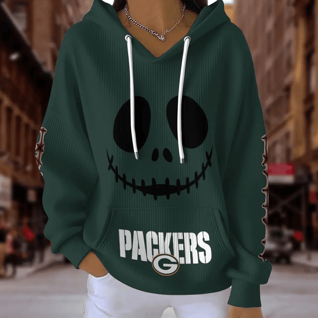 [SPECIAL OFFER] NEW CUSTOMIZED NFL08 GBP GREEN BAY PACKERS RIBBED HOODIE & SWEATSHIRT