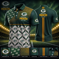 [SPECIAL OFFER] NEW CUSTOMIZED NFL08 GBP GREEN BAY PACKERS POLO SHIRT