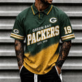 [SPECIAL OFFER] NEW CUSTOMIZED NFL08 GBP GREEN BAY PACKERS POLO SHIRT