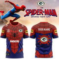 [SPECIAL OFFER] NEW CUSTOMIZED NFL08 GBP GREEN BAY PACKERS x SPIDER T-SHIRT, HOODIE & ZIP HOODIE