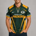 [SPECIAL OFFER] NEW CUSTOMIZED NFL08 GBP GREEN BAY PACKERS POLO SHIRT