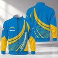 [SPECIAL OFFER] NEW CUSTOMIZED NFL09 LAC LOS ANGELES CHARGERS STAND COLLAR JACKET