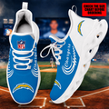 [SPECIAL OFFER] NEW CUSTOMIZED NFL09 LAC LOS ANGELES CHARGERS MAX SOUL SHOES