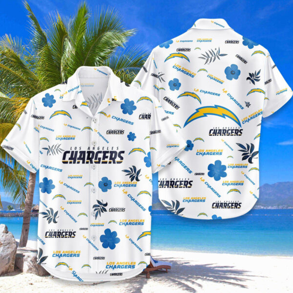 [SPECIAL OFFER] NEW CUSTOMIZED NFL09 LAC LOS ANGELES CHARGERS UNISEX HAWAIIAN SHIRT
