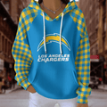 [SPECIAL OFFER] NEW CUSTOMIZED NFL09 LAC LOS ANGELES CHARGERS RIBBED HOODIE & SWEATSHIRT