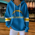 [SPECIAL OFFER] NEW CUSTOMIZED NFL09 LAC LOS ANGELES CHARGERS RIBBED HOODIE & SWEATSHIRT