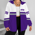[FAN FAVORITE] NEW CUSTOMIZED NCAA FBS09 THF TCU HORNED FROGS ZIP HOODIE
