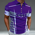 [FAN FAVORITE] NEW CUSTOMIZED NCAA FBS09 THF TCU HORNED FROGS POLO SHIRT