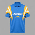 [SPECIAL OFFER] NEW CUSTOMIZED NFL09 LAC LOS ANGELES CHARGERS POLO SHIRT
