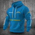 [SPECIAL OFFER] NEW CUSTOMIZED NFL09 LAC LOS ANGELES CHARGERS UNISEX HOODED SWEATSHIRT