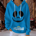 [SPECIAL OFFER] NEW CUSTOMIZED NFL09 LAC LOS ANGELES CHARGERS RIBBED HOODIE & SWEATSHIRT