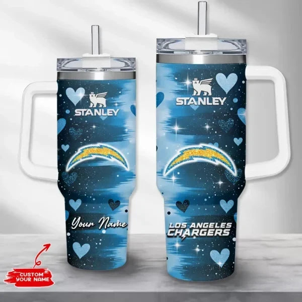 [SPECIAL OFFER] NEW CUSTOMIZED NFL09 LAC LOS ANGELES CHARGERS HALLOWEEN  40OZ TUMBLER