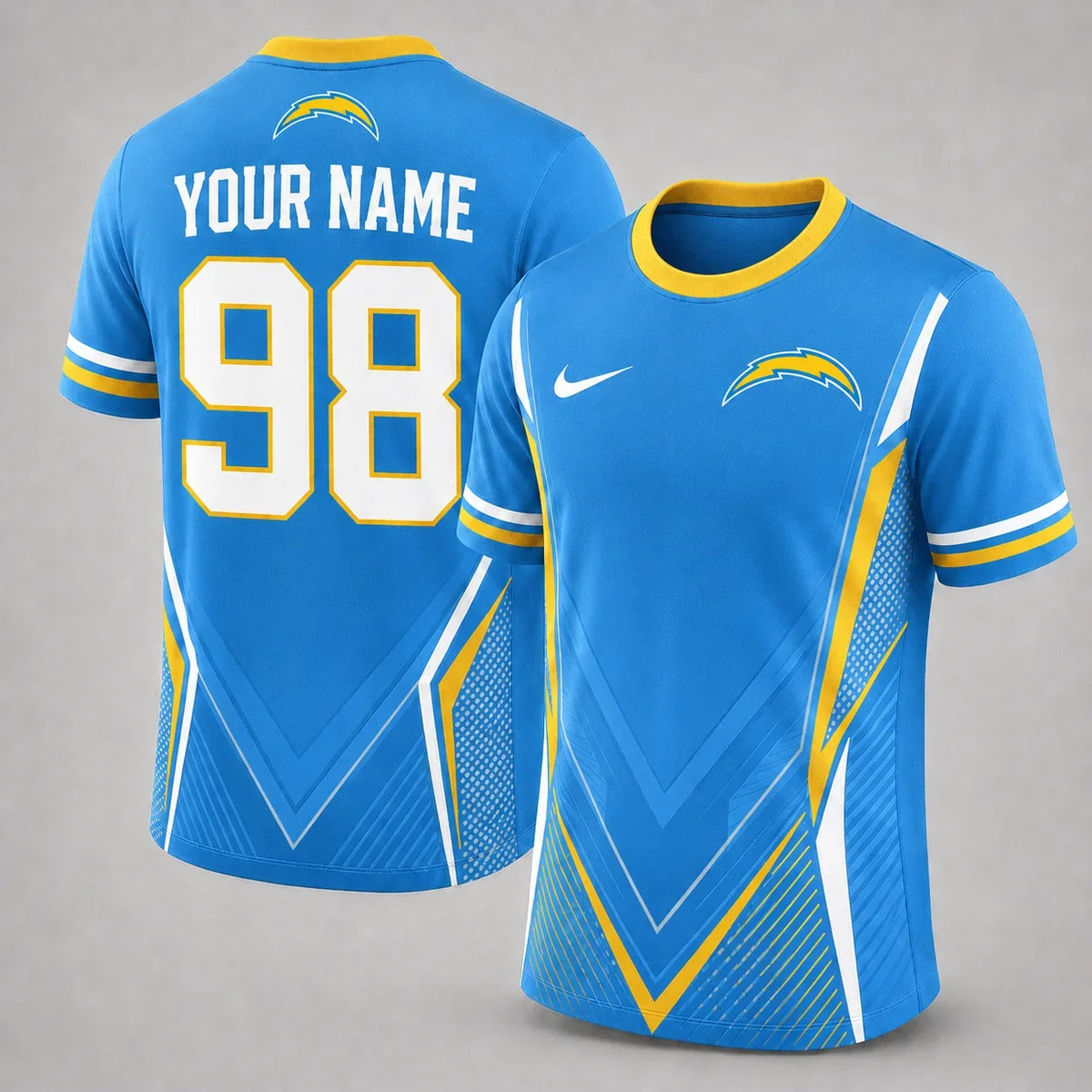 [SPECIAL OFFER] NEW CUSTOMIZED NFL09 LAC LOS ANGELES CHARGERS T-SHIRT, HOODIE & ZIP HOODIE