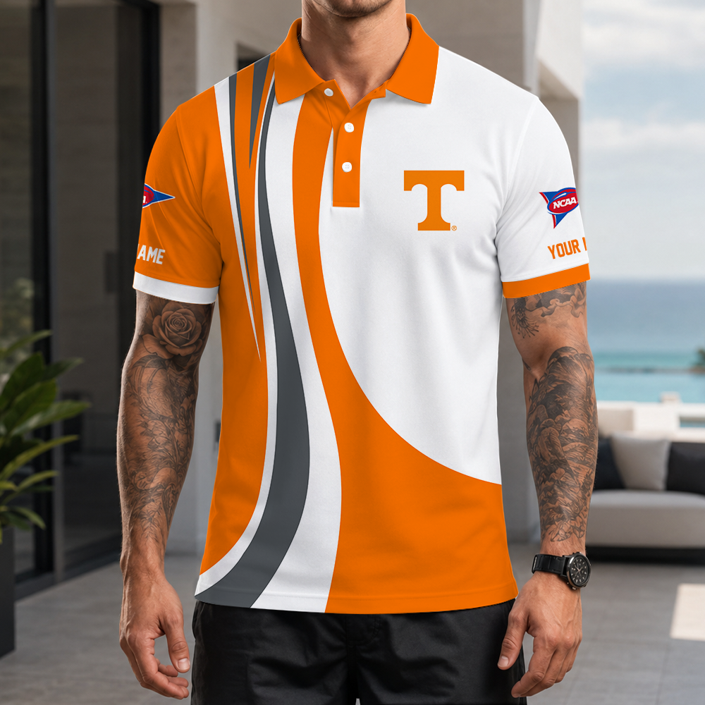 [FAN FAVORITE] NEW CUSTOMIZED NCAA FBS01 TNV TENNESSEE VOLUNTEERS POLO SHIRT