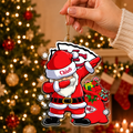 [SPECIAL OFFER] NEW CUSTOMIZED NFL01 KCC KANSAS CITY CHIEFS CHRISTMAS ACRYLIC ORNAMENT