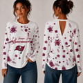 [SPECIAL OFFER] NEW CUSTOMIZED NFL10 TBB TAMPA BAY BUCCANEERS WOMEN'S BACK V-CUT LONG-SLEEVE SHIRT