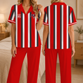 [SPECIAL OFFER] NEW CUSTOMIZED NFL10 TBB TAMPA BAY BUCCANEERS SHORT SLEEVE & LONG PANTS PAJAMAS SET