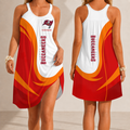 [SPECIAL OFFER] NEW CUSTOMIZED NFL10 TBB TAMPA BAY BUCCANEERS CAMISOLE DRESS