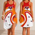 [SPECIAL OFFER] NEW CUSTOMIZED NFL10 TBB TAMPA BAY BUCCANEERS CAMISOLE DRESS