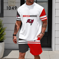 [SPECIAL OFFER] NEWCUSTOMIZED NFL10 TBB TAMPA BAY BUCCANEERS UNISEX T-SHIRT & SHORTS SET
