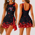 [SPECIAL OFFER] NEW CUSTOMIZED NFL10 TBB TAMPA BAY BUCCANEERS WOMEN'S SUMMER SKORT DRESS