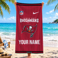 [SPECIAL OFFER] NEW CUSTOMIZED NFL10 TBB TAMPA BAY BUCCANEERS BEACH TOWEL