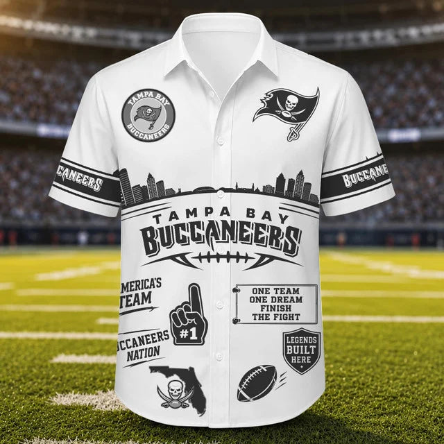 [SPECIAL OFFER] NEW CUSTOMIZED NFL10 TBB TAMPA BAY BUCCANEERS UNISEX HAWAIIAN SHIRT