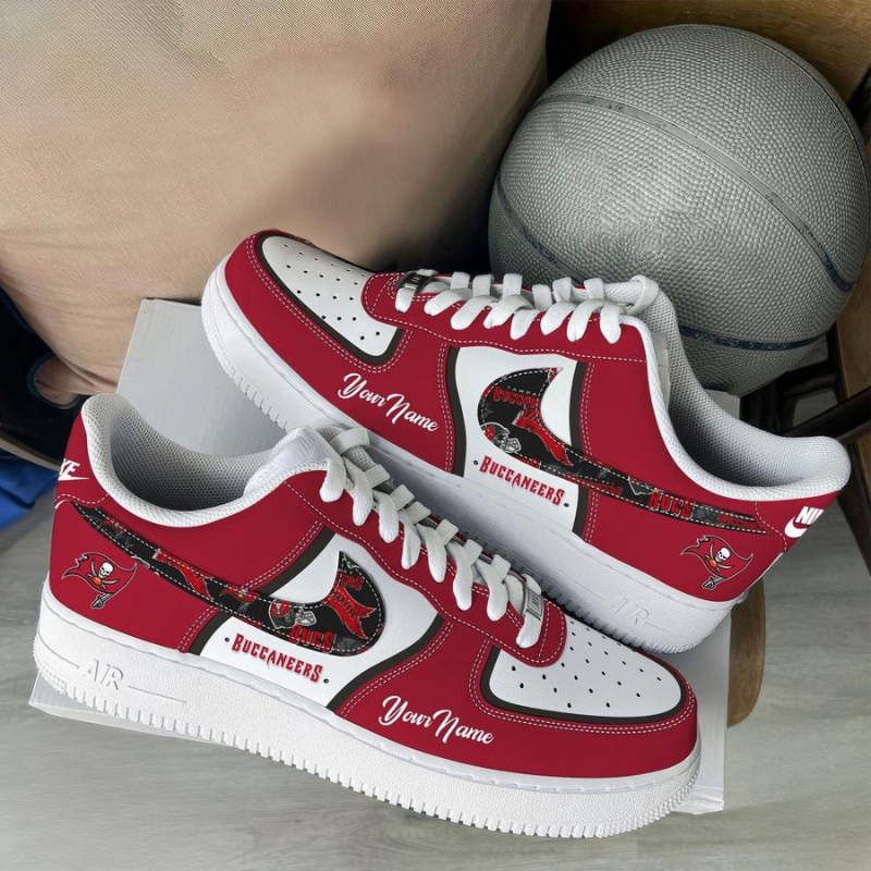 [SPECIAL OFFER] NEW CUSTOMIZED NFL10 TBB TAMPA BAY BUCCANEERS AF1 SNEAKERS