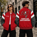 [SPECIAL OFFER] NEW CUSTOMIZED NFL10 TBB TAMPA BAY BUCCANEERS SATIN VARSITY & BASEBALL JACKET