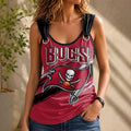 [SPECIAL OFFER] NEW CUSTOMIZED NFL10 TBB TAMPA BAY BUCCANEERS O-RING SHOULDER TANK TOP