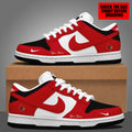 [FAN FAVORITE] NEW CUSTOMIZED NCAA FBS10 ULC LOUISVILLE CARDINALS DUNK LOW SHOES