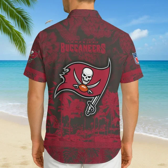 [SPECIAL OFFER] NEW CUSTOMIZED NFL10 TBB TAMPA BAY BUCCANEERS UNISEX HAWAIIAN SHIRT