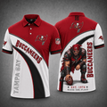 [SPECIAL OFFER] NEW CUSTOMIZED NFL10 TBB TAMPA BAY BUCCANEERS POLO SHIRT