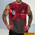 [SPECIAL OFFER] NEW CUSTOMIZED NFL10 TBB TAMPA BAY BUCCANEERS MEN'S GYM SHIRT