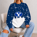 [FAN FAVORITE] NEW CUSTOMIZED NCAA FBS11 BYU BYU COUGARS UNISEX SWEATSHIRT