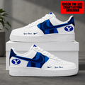 [FAN FAVORITE] NEW CUSTOMIZED NCAA FBS11 BYU BYU COUGARS AF1 SHOES