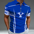 [FAN FAVORITE] NEW CUSTOMIZED NCAA FBS11 BYU BYU COUGARS POLO SHIRT