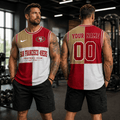 [SPECIAL OFFER] NEW CUSTOMIZED NFL11 SF49 SAN FRANCISCO 49ERS MEN'S GYM SHIRT