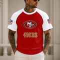 [SPECIAL OFFER] NEW CUSTOMIZED NFL11 SF49 SAN FRANCISCO 49ERS RAGLAN TEE